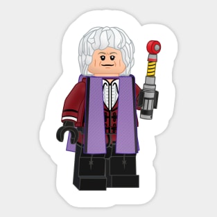 Lego Third Doctor Sticker